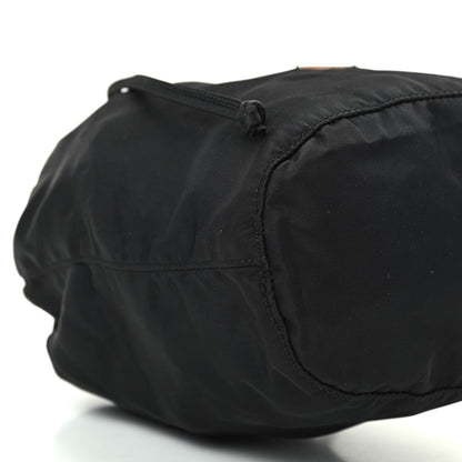 Prada Saffiano Tessuto Nylon Vela Bucket Wristlet Black 7 of 8