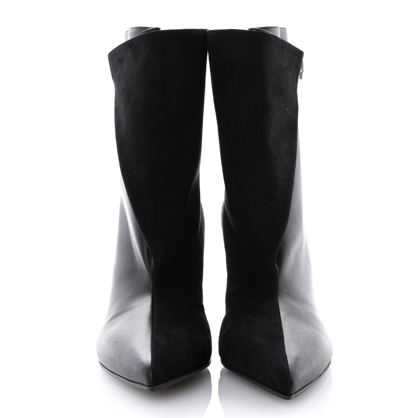 Suede Goatskin Calfskin Hanae 85 Ankle Boots 37 Black