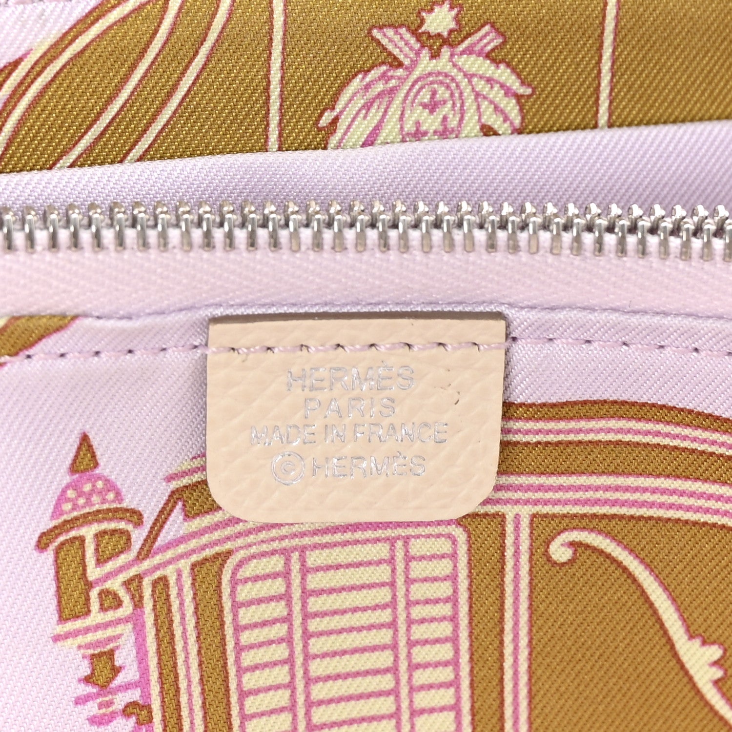 Hermes Epsom Silk'In Wallet Craie 6 of 7