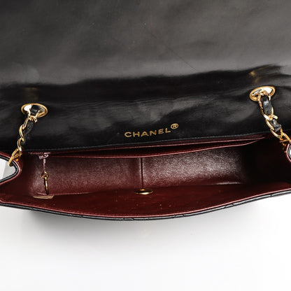 Chanel Lambskin Quilted Medium Single Flap Black 5 of 12