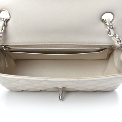 Chanel Caviar Quilted Mini Rectangular Flap Ivory 5 of 10