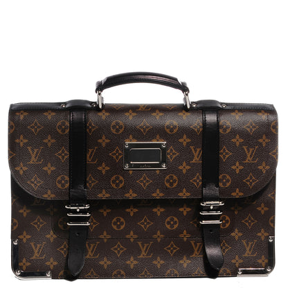 Louis Vuitton Monogram Macassar Larry Briefcase 1 of 7