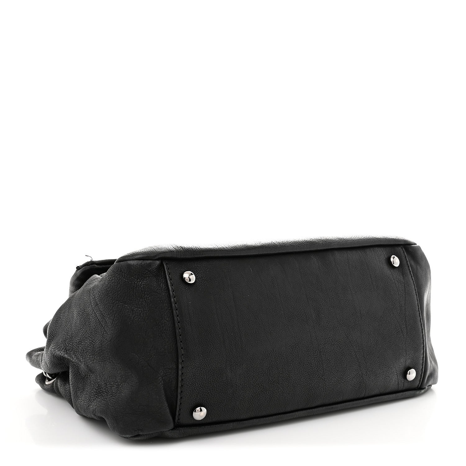 Chanel Calfskin Diamond Stitch Accordion Flap Black 4 of 12