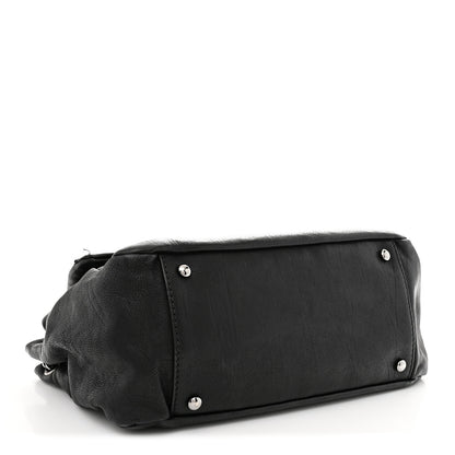 Chanel Calfskin Diamond Stitch Accordion Flap Black 4 of 12