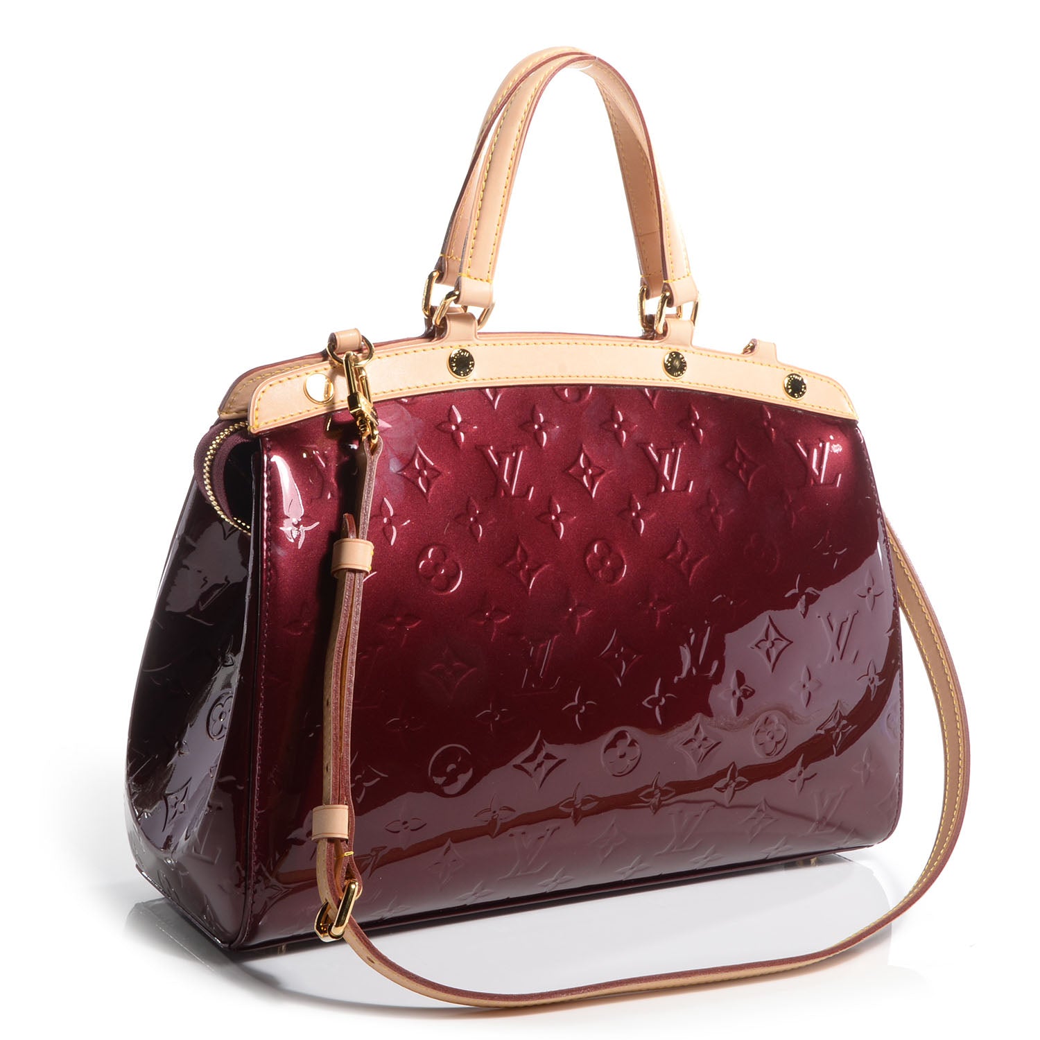 Louis Vuitton Vernis Brea MM Rouge Fauviste 3 of 8