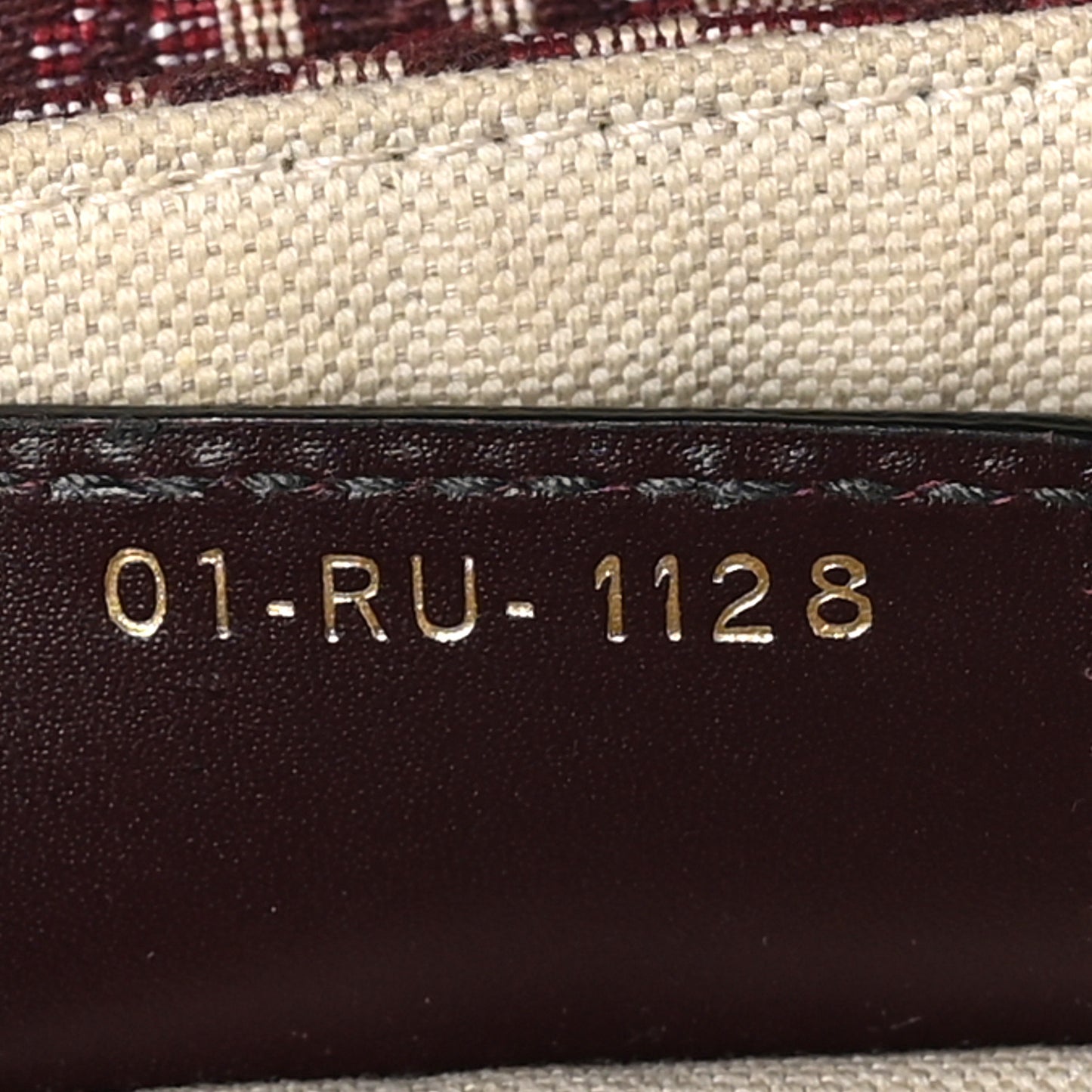 Oblique Saddle Bag Burgundy