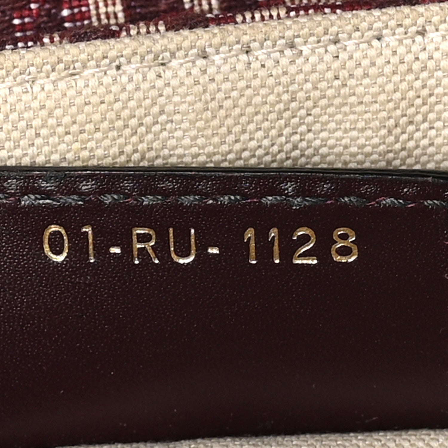 Christian Dior Oblique Saddle Bag Burgundy 7 of 10