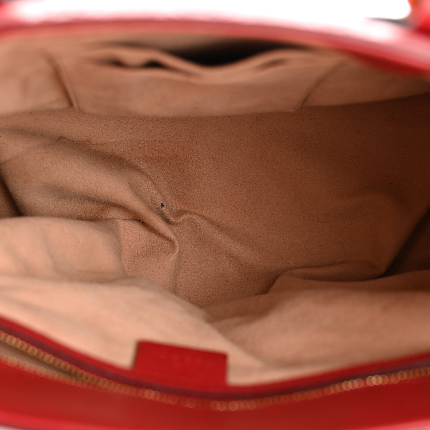 Gucci Soft Guccissima Signature Top Handle Tote Bag Red 5 of 15