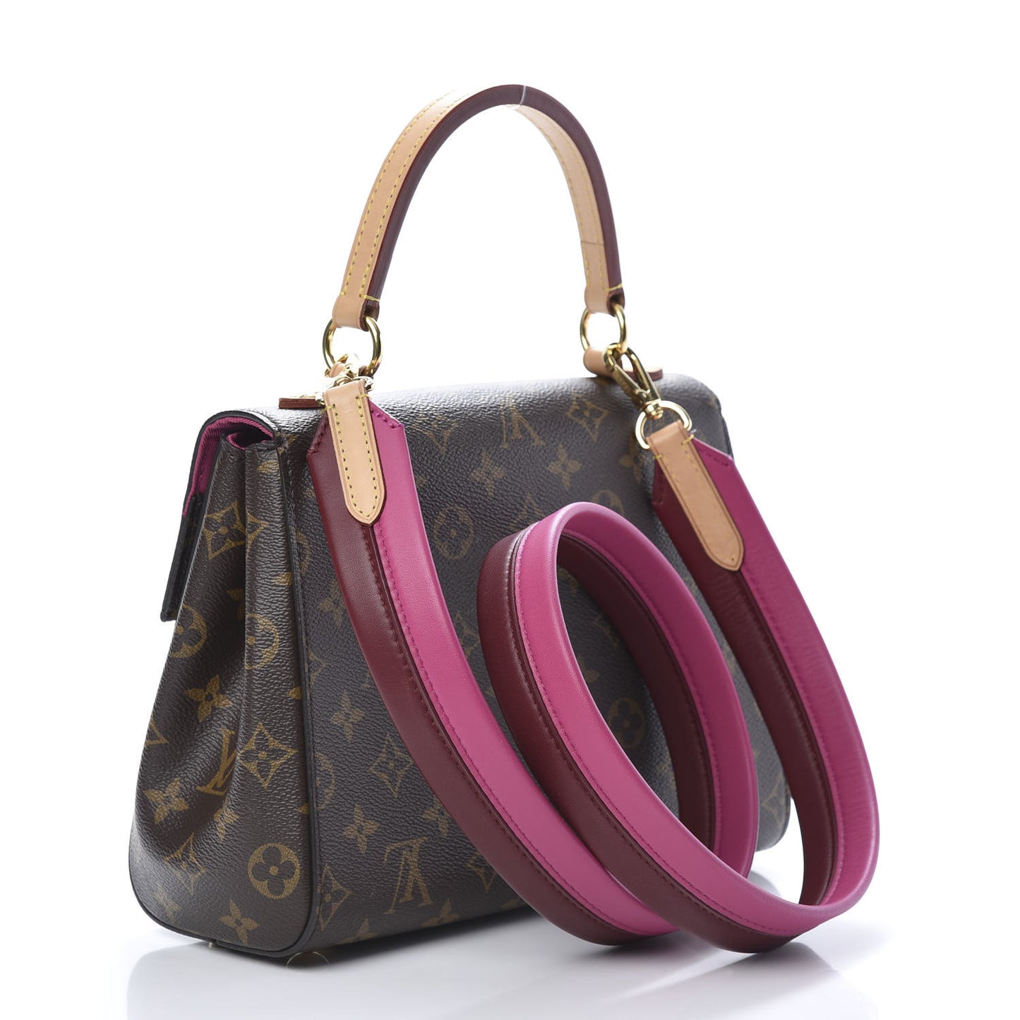Monogram Cluny BB Bordeaux Fuchsia