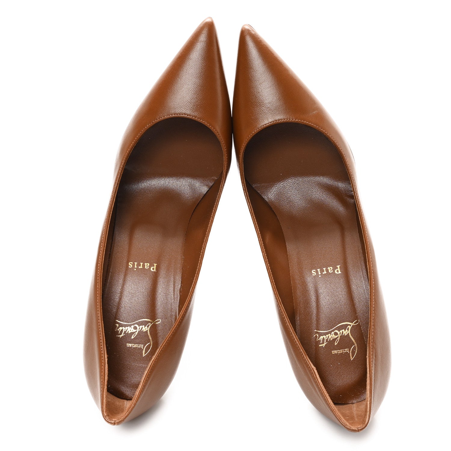Christian Louboutin Nappa Kate 85 Pumps 40.5 Nude 5 2 of 10