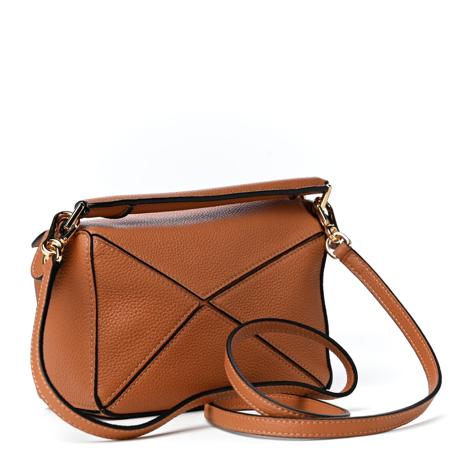 Loewe Calfskin Mini Puzzle Bag Light Caramel 2 of 4