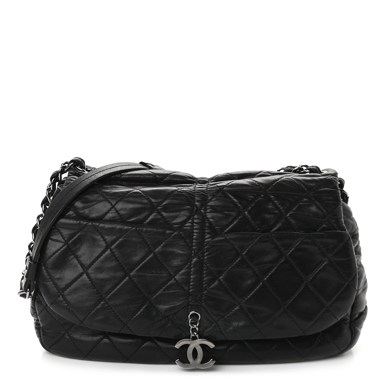 Chanel Lambskin Quilted Small Sharpei Flap Black 1 of 9