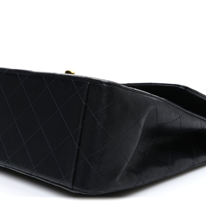 Chanel Lambskin Quilted XL Jumbo Single Flap Black 21 of 23