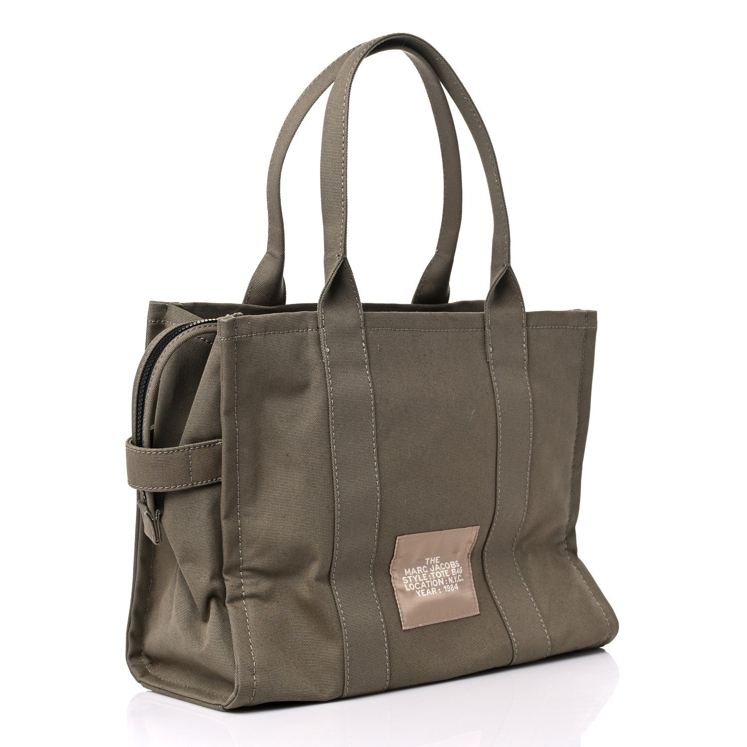 Marc Jacobs Canvas Large Summer Tote Bag Slate Green 3 of 10
