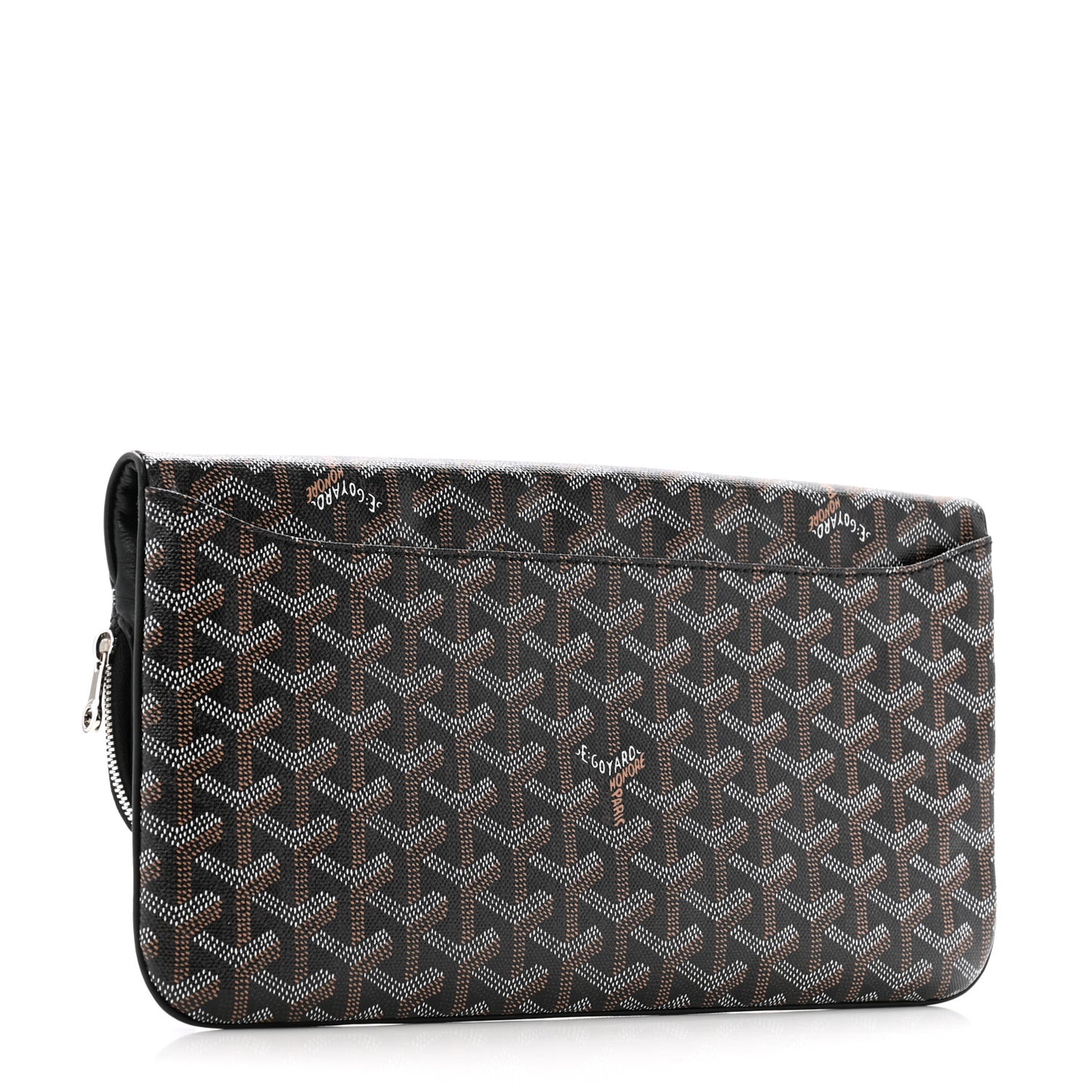 Goyardine Sainte Marie Soft Clutch Black