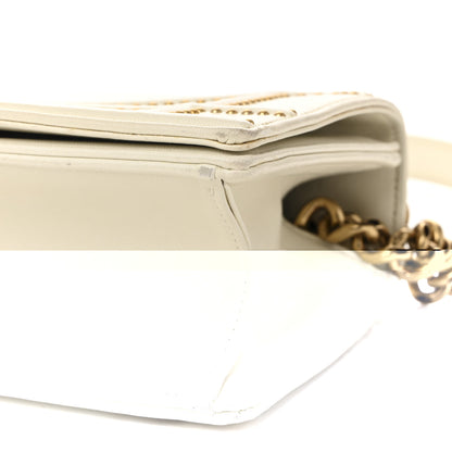 Christian Dior Lambskin Studded Small Diorama Flap Bag Latte 19 of 20