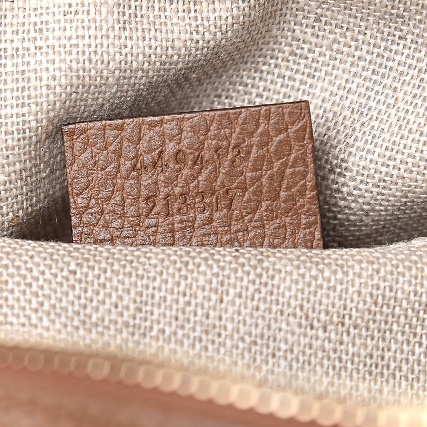Monogram Mini Bree Messenger Bag Beige Tabacco