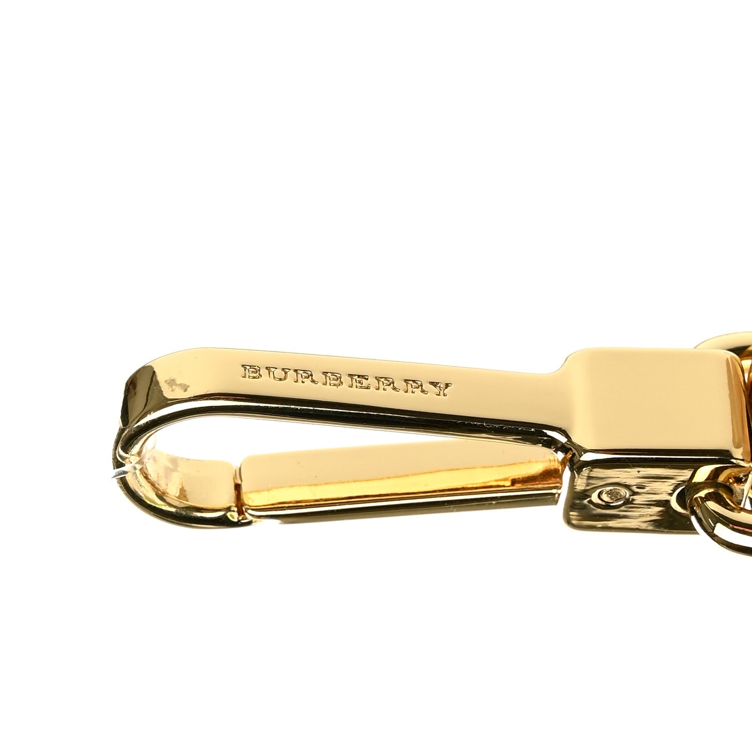 Burberry Cashmere House Check Thomas Bear Bag Charm Camel Gold 3 of 5