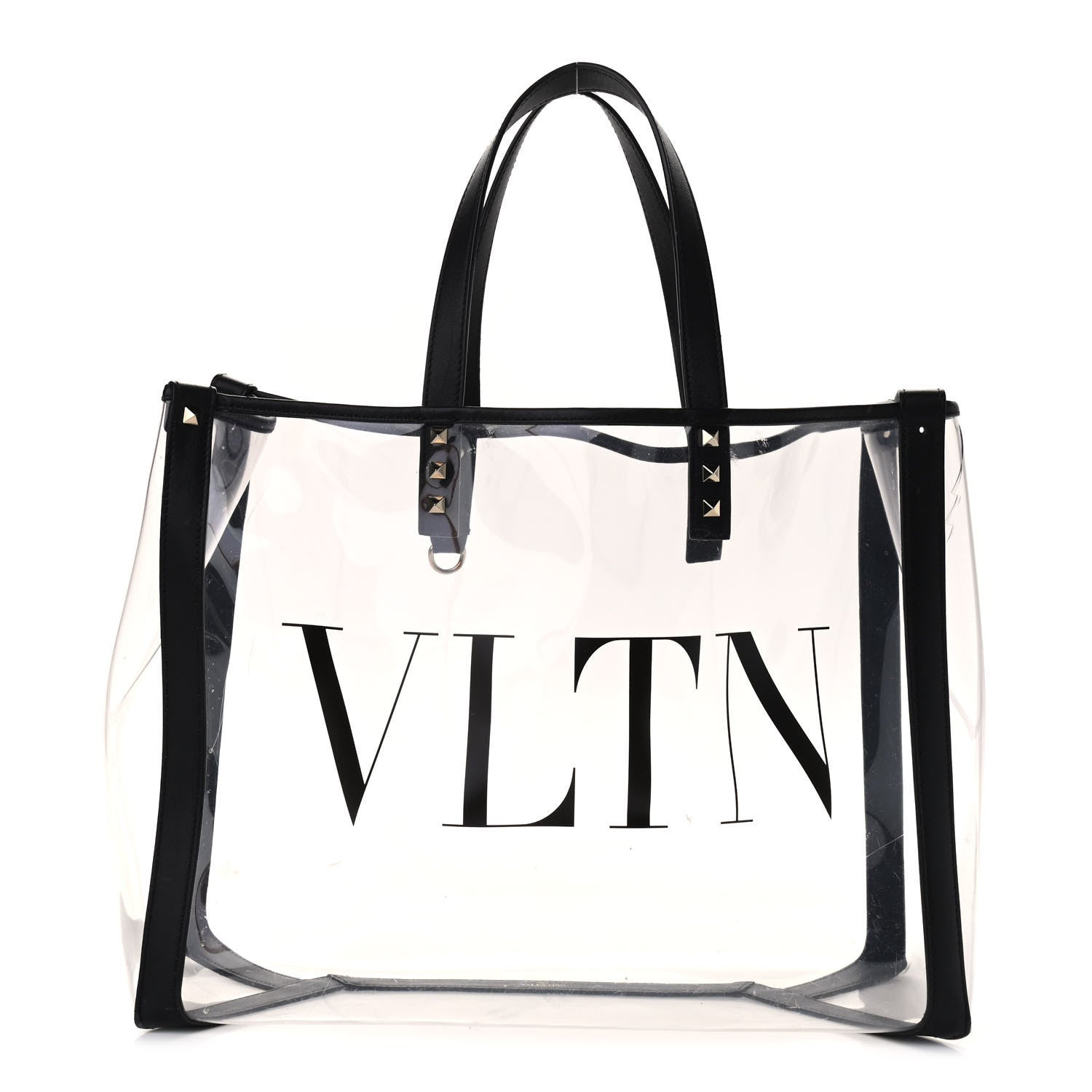 Valentino Garavani Plexy VLTN Shopping Bag Transparent 3 of 14