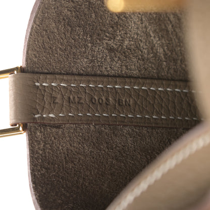 Hermes Taurillon Clemence Picotin Lock 18 PM Etoupe 7 of 11