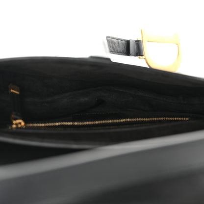 Christian Dior Calfskin Saddle Bag Black 5 of 14