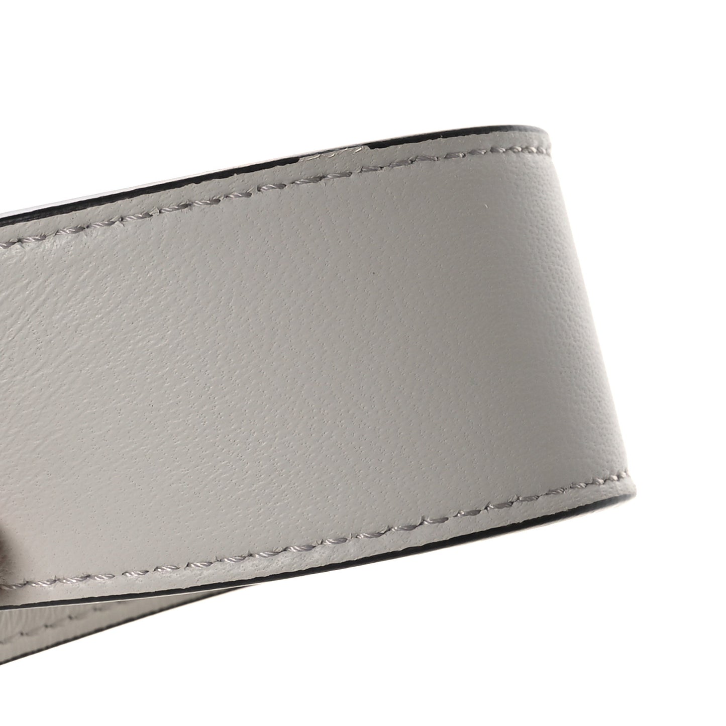 Nappa FF 1974 Embossed Baguette White