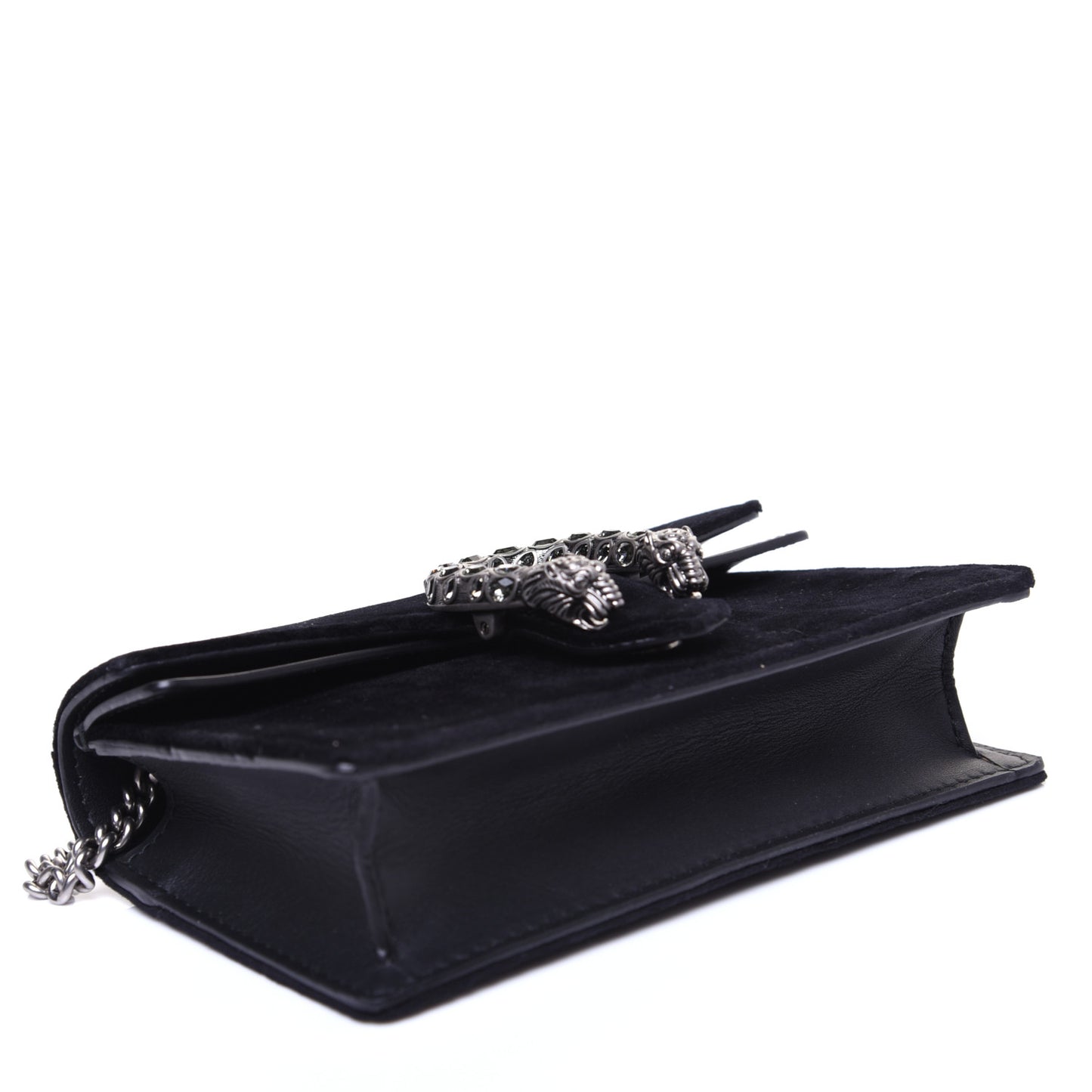 Velvet Super Mini Dionysus Shoulder Bag Black