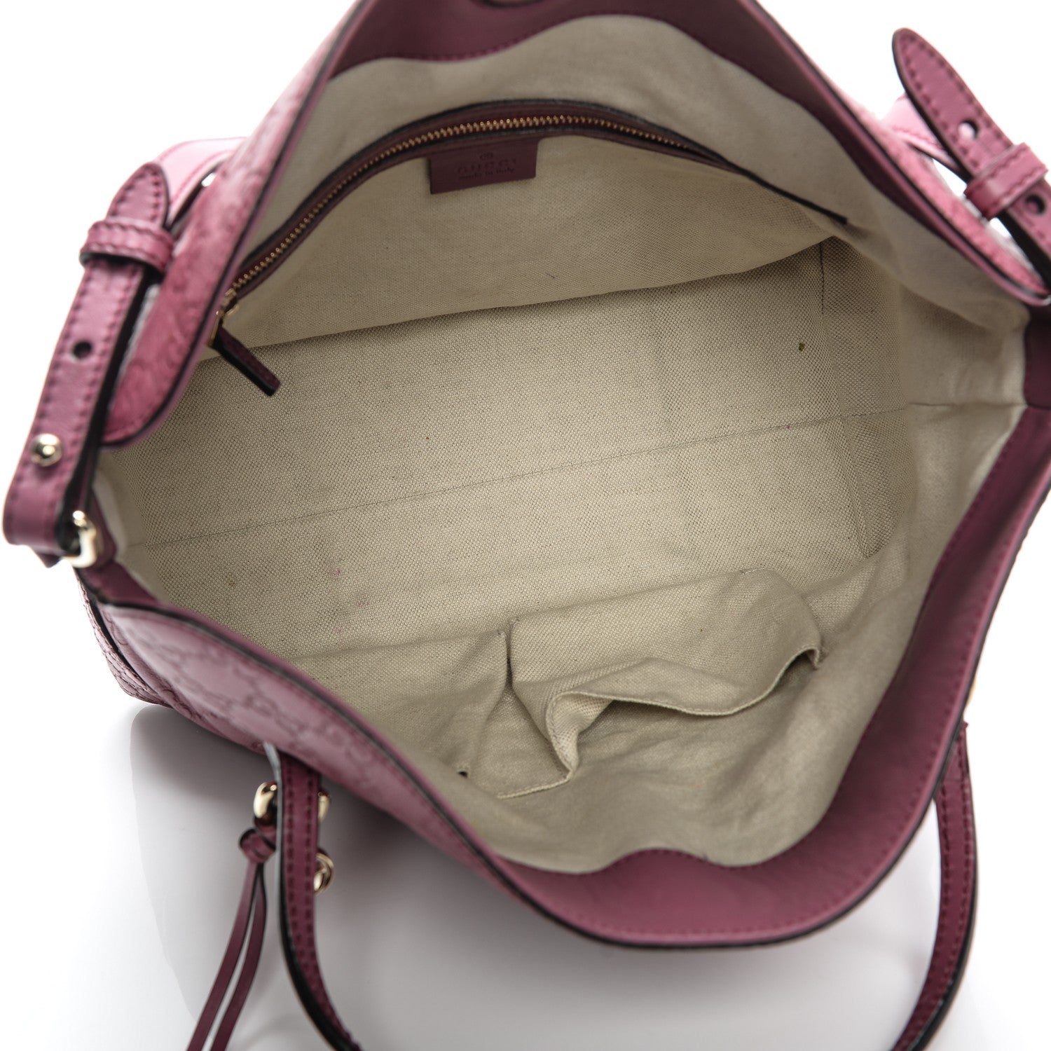 Gucci Guccissima Medium Bree Foldover Tote Peonia Flower 5 of 9
