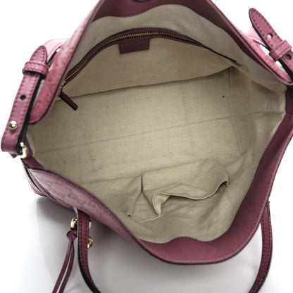 Gucci Guccissima Medium Bree Foldover Tote Peonia Flower 5 of 9