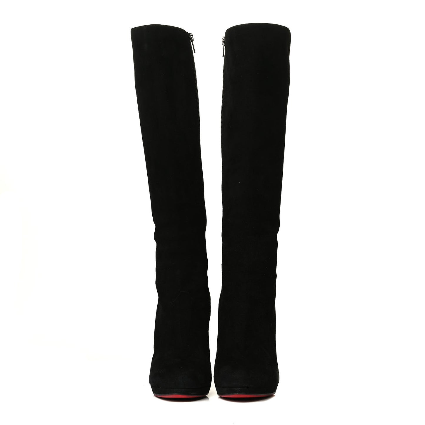 Suede Botalili 120 Tall Boots 39.5 Black