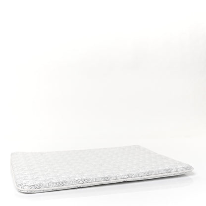 Goyard Goyardine Senat Pochette MM White 6 of 8