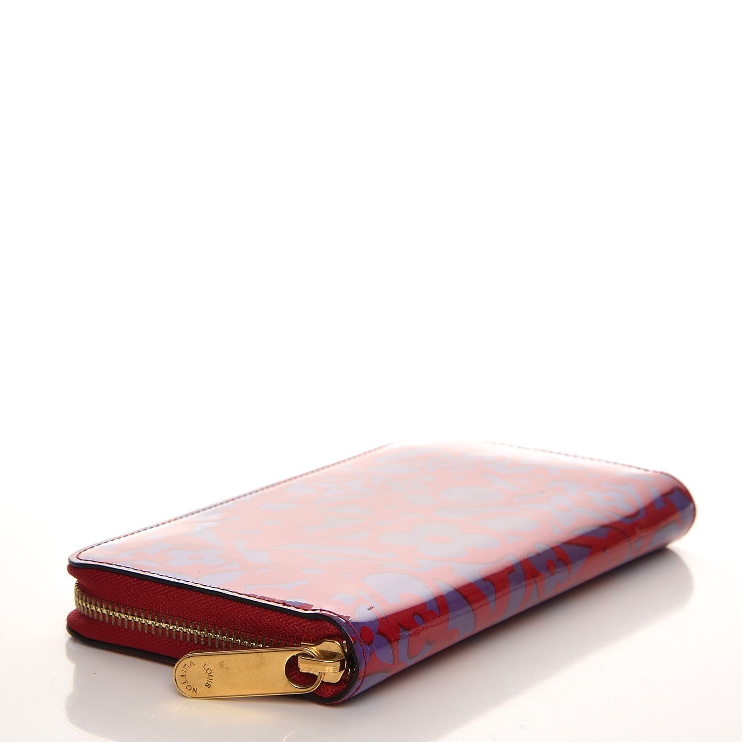 Louis Vuitton Patent Sweet Monogram Zippy Wallet Rose Indien 4 of 8