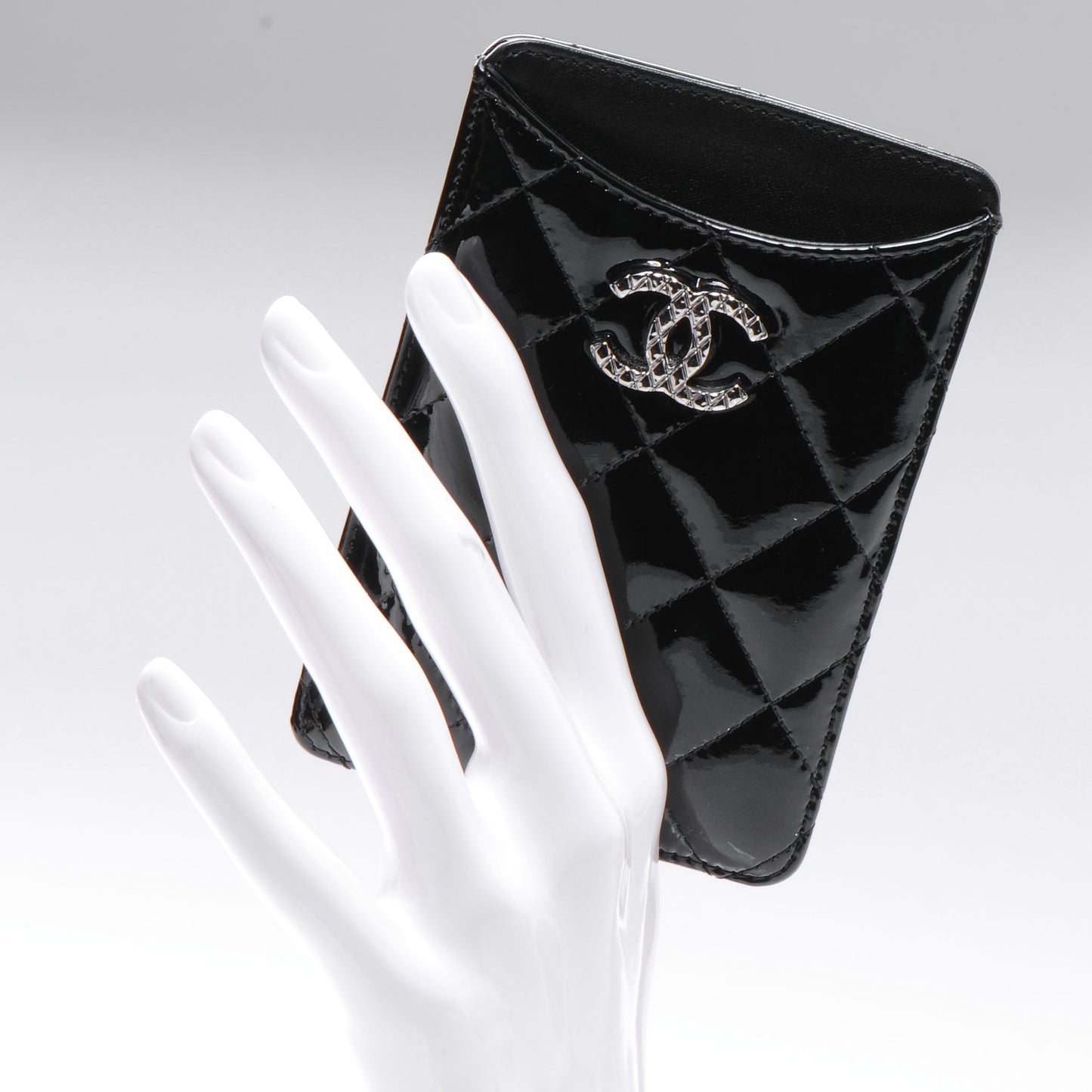 Patent Quilted iPhone 4 Case Black