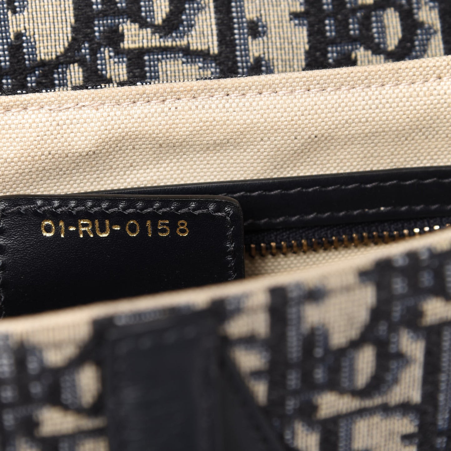 Oblique Saddle Bag Blue
