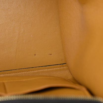 Celine Smooth Calfskin Suede Medium Tri-Color Trapeze Mustard 10 of 13