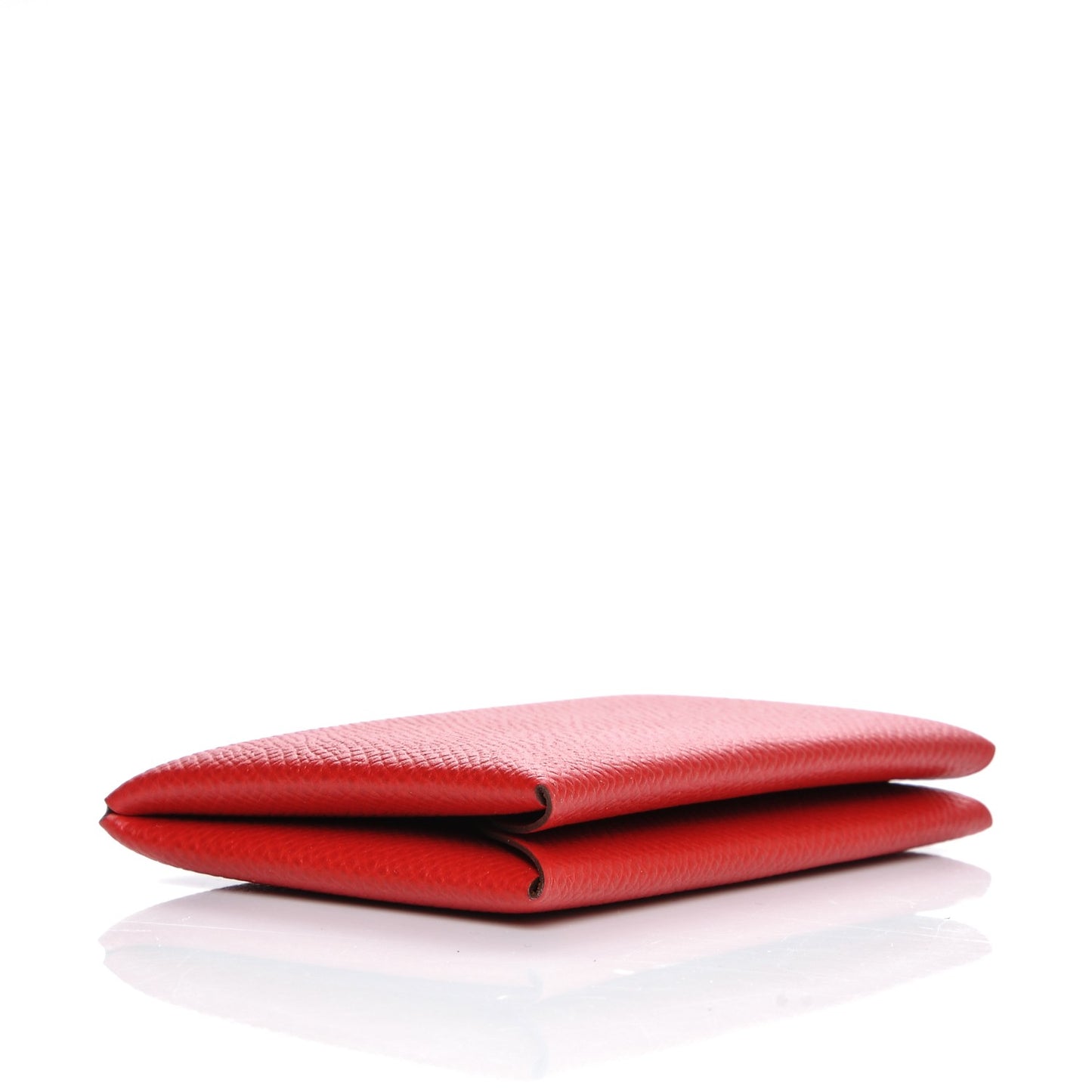 Epsom Calvi Card Case Rouge Casaque