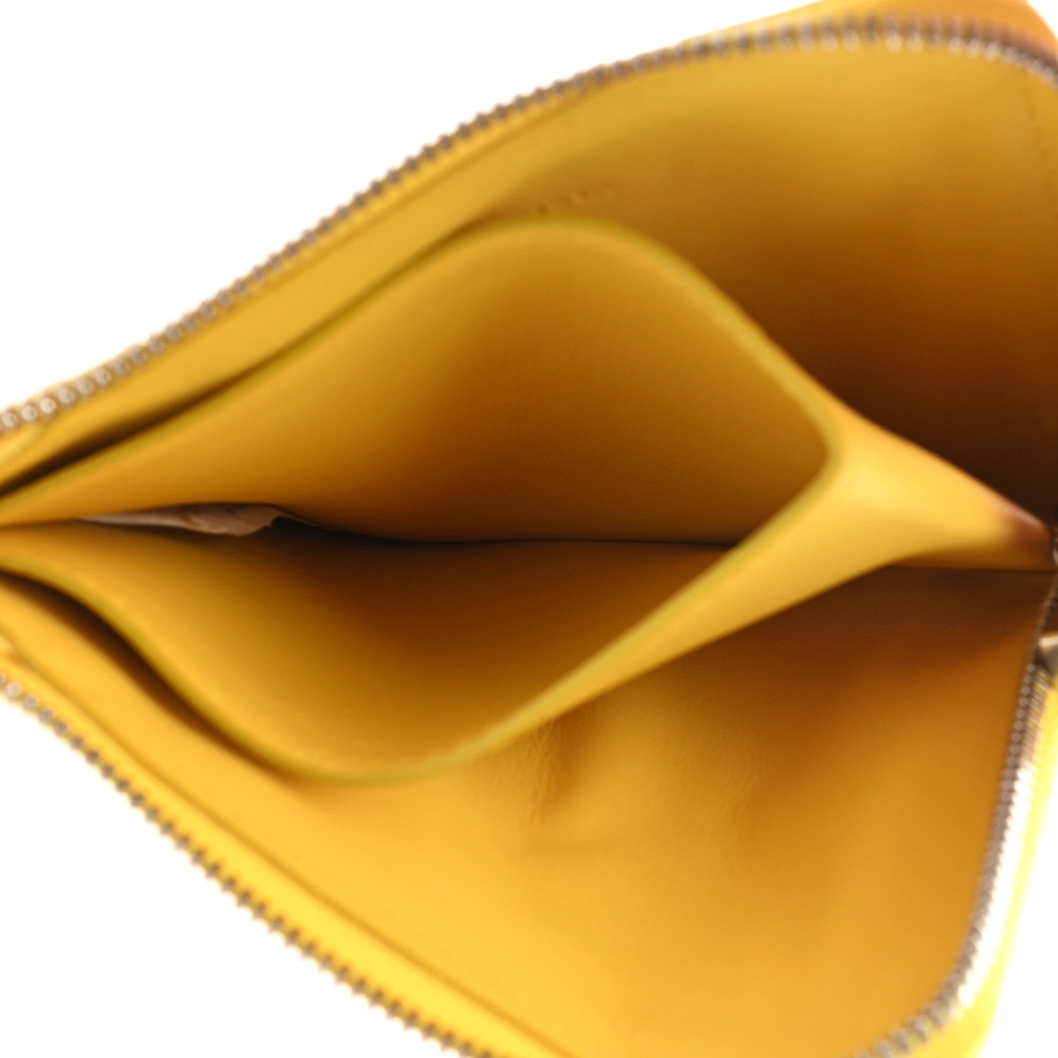 Bottega Veneta Nappa Maxi Intrecciato Coin Purse Yellow 5 of 9