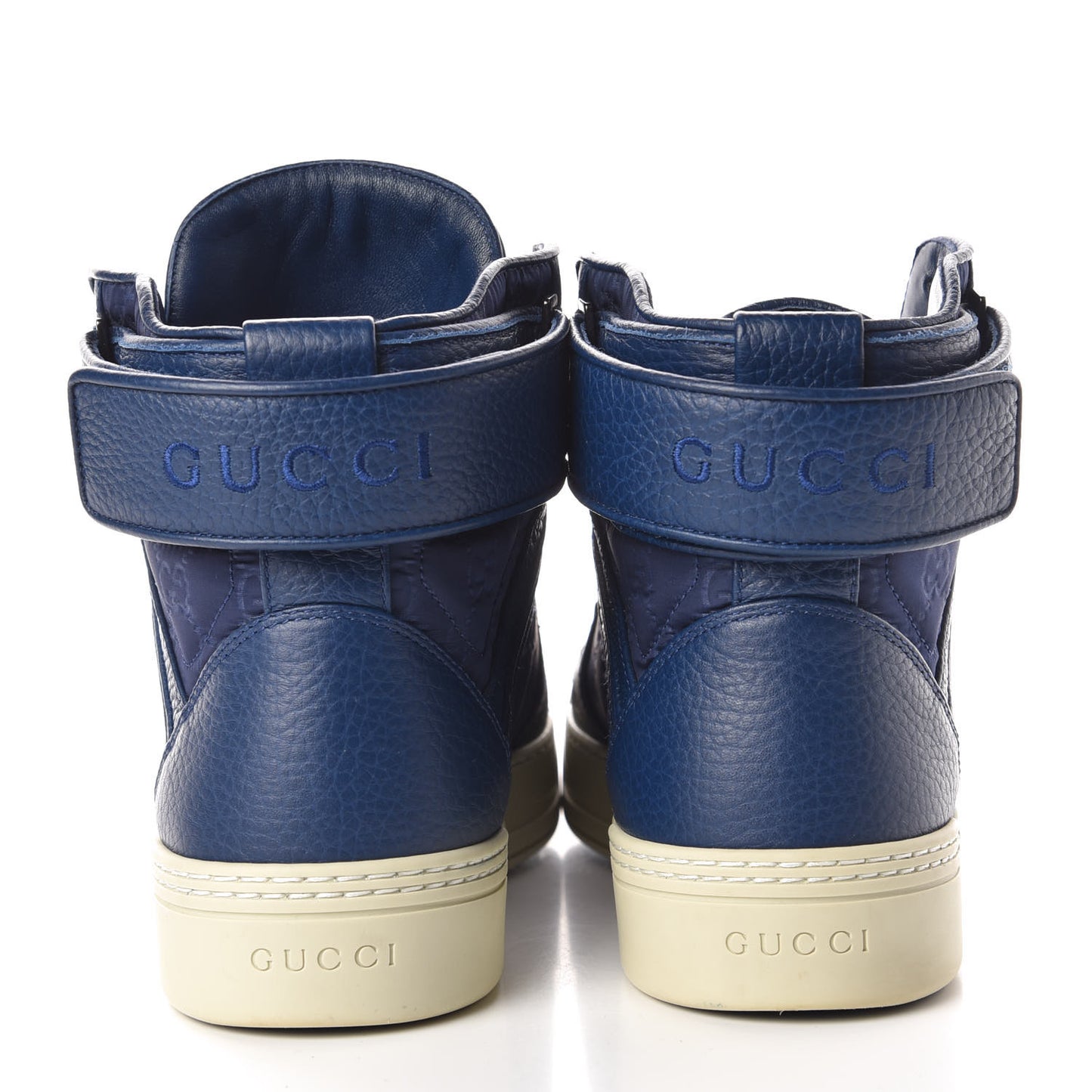 Nylon Monogram Mens Camelot High Top Sneakers 8.5 Tide