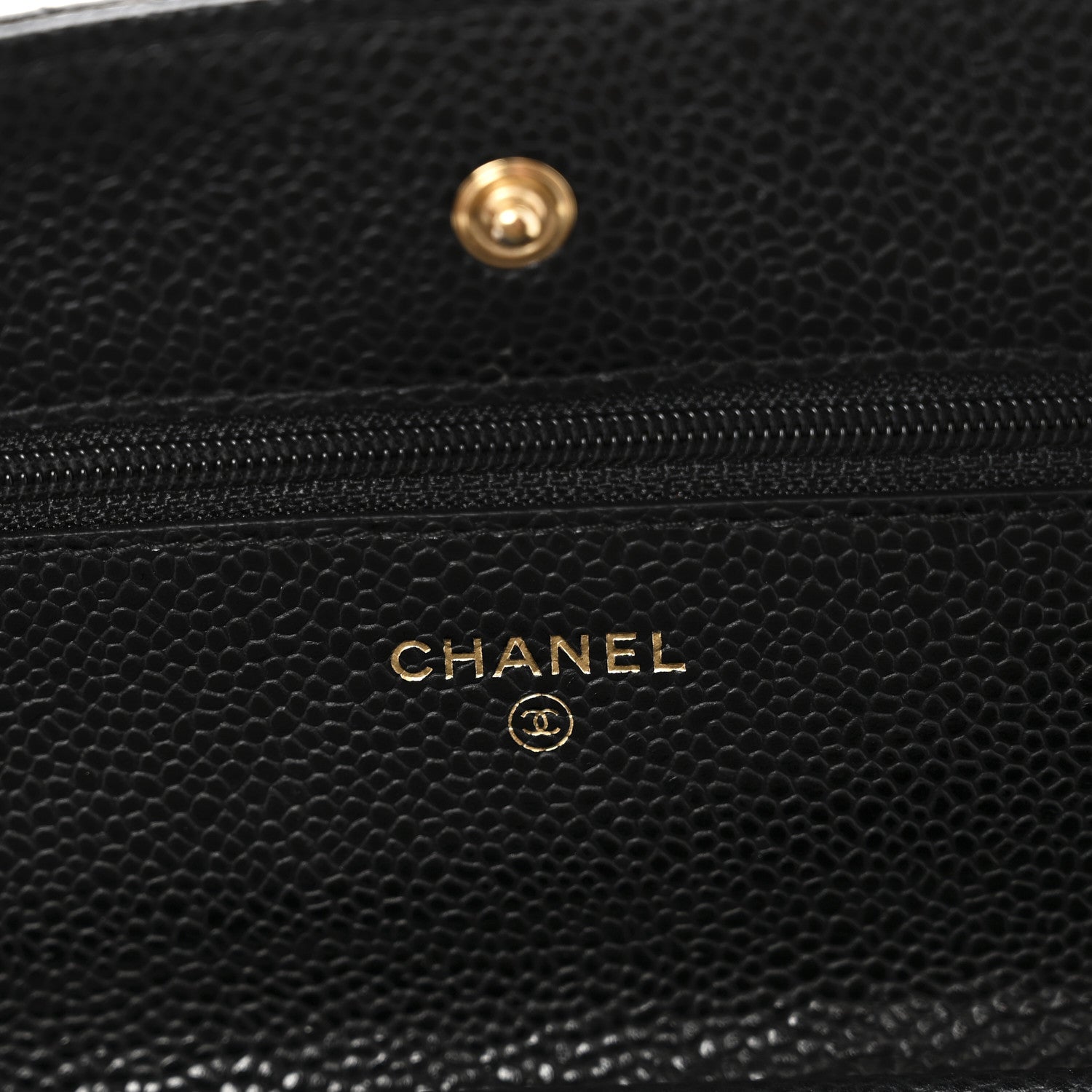 Chanel Caviar Quilted Wallet On Chain WOC Black 6 of 13