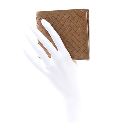 Bottega Veneta Nappa Intrecciato Bi-Fold Wallet Brown 2 of 9