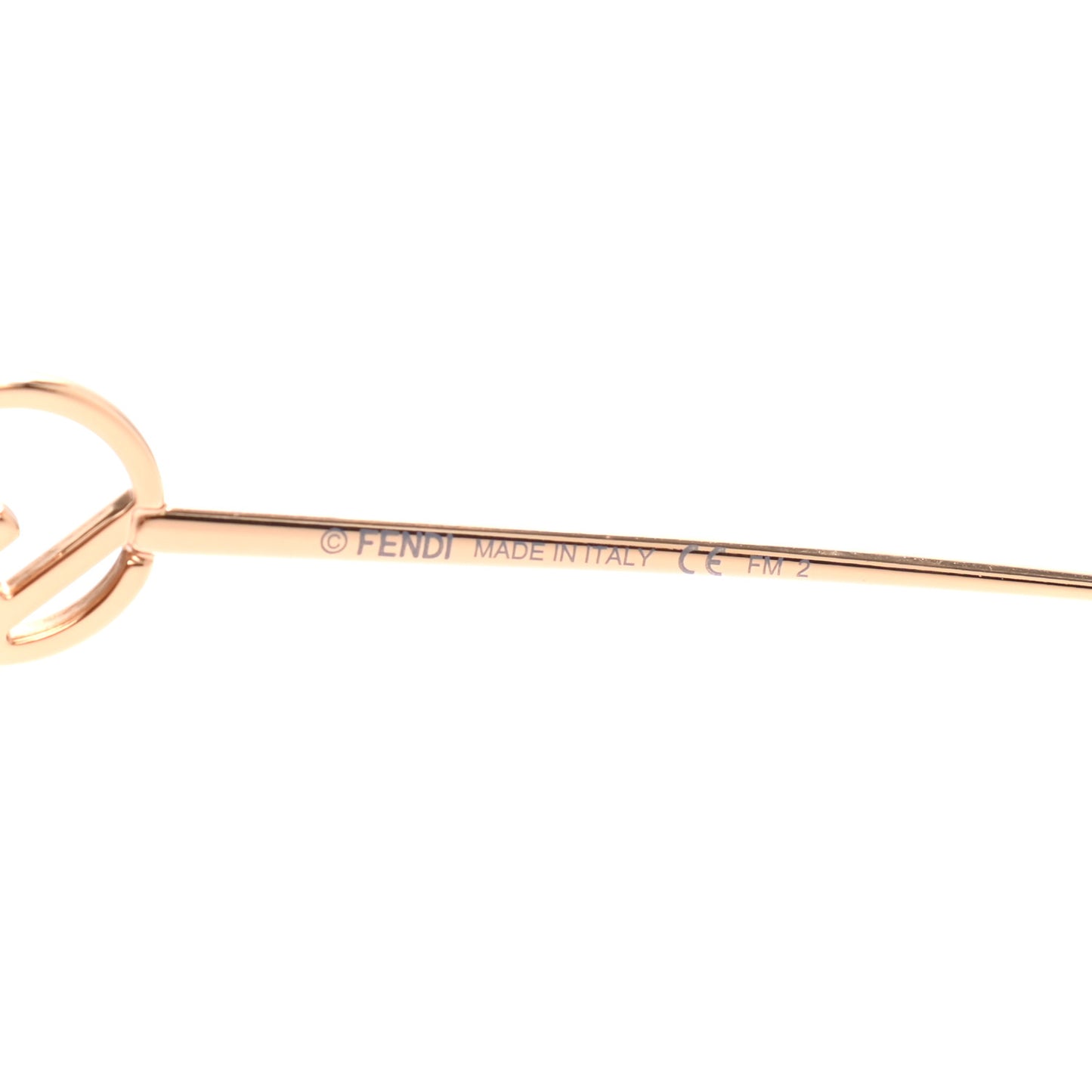 Metal Acetate F is Fendi FF Cat Eye Sunglasses FF 0290/S Gold