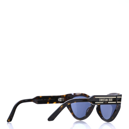 Christian Dior Acetate DiorSignature B7I Sunglasses Dark Havana Blue 4 of 8