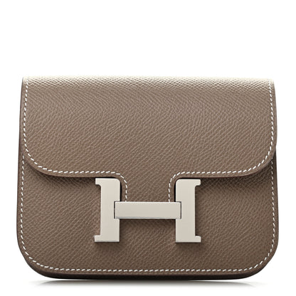 Hermes Epsom Constance Slim Wallet Etoupe 3 of 10
