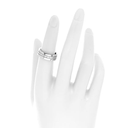 Cartier 18K White Gold Tank Francaise Band Ring 51 5.75 2 of 4