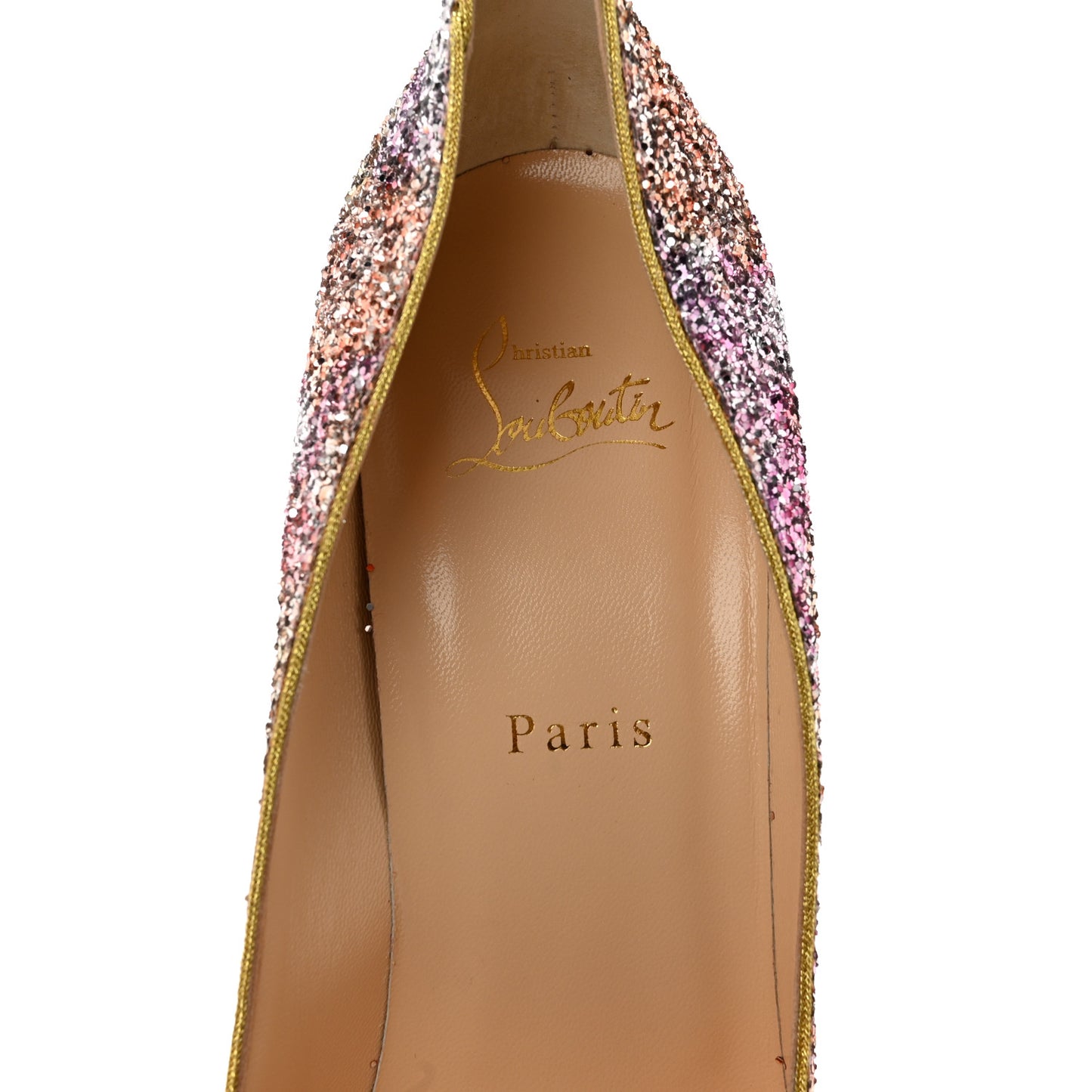 Glitter Aqua Ruban Met Pigalle Follies 100 Pumps 41 Rosette Gold