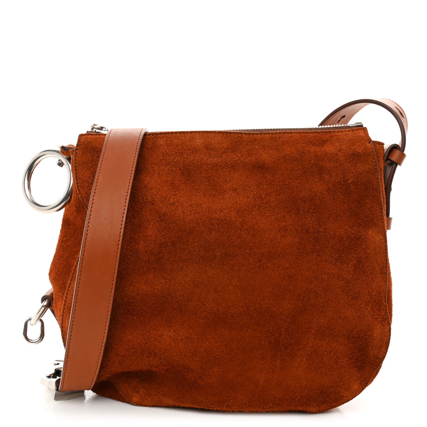 Suede Small Knight Bag Bruciato
