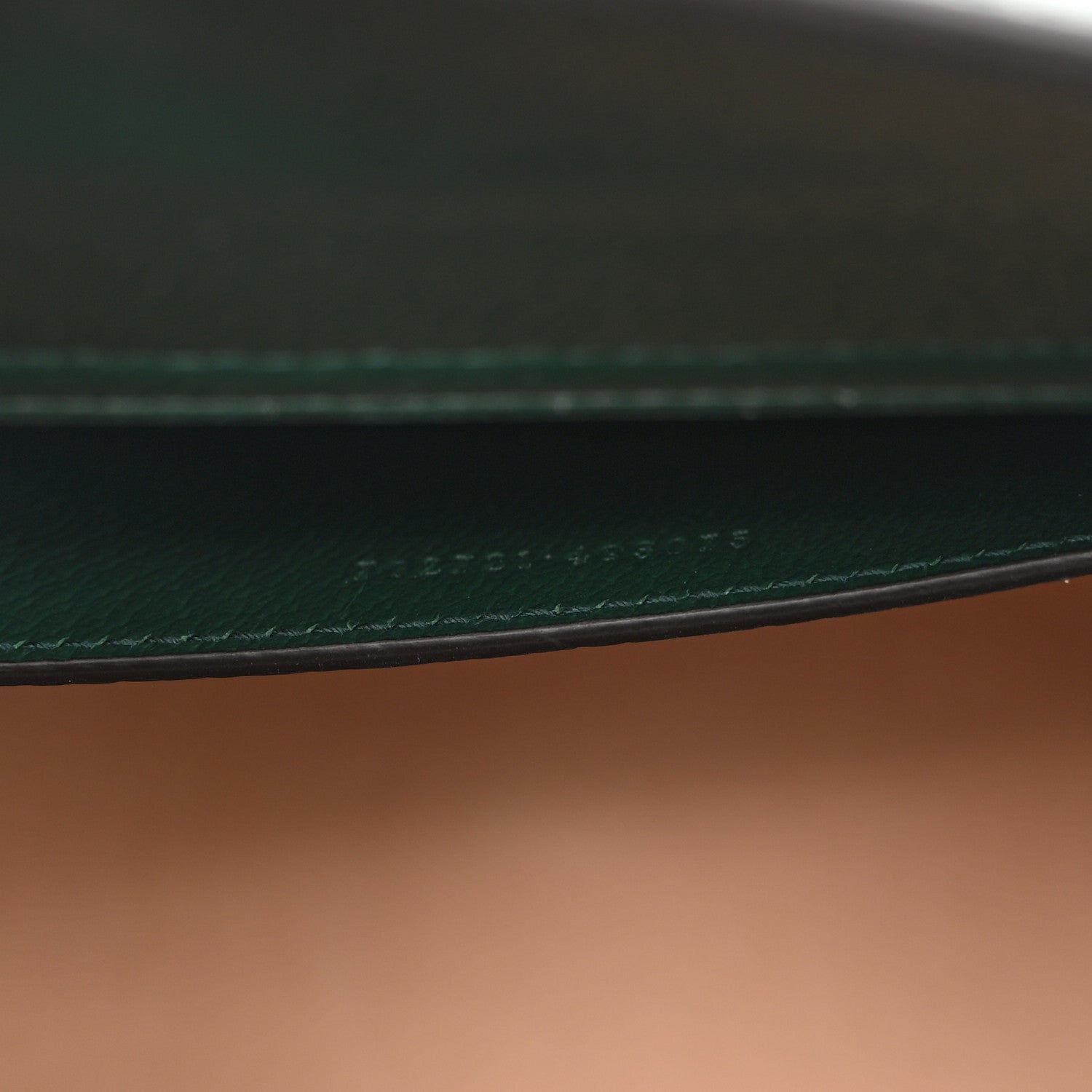Gucci Textured Dollar Calfskin Web Small Diana Tote Bag Vintage Green Powder Pink 7 of 10