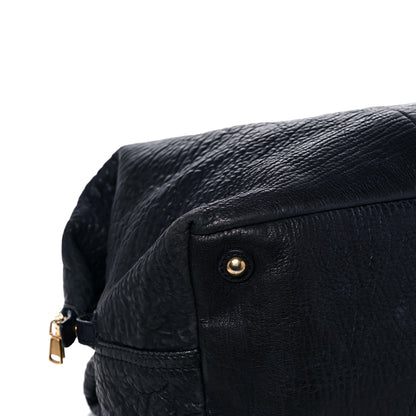 Saint Laurent Pebbled Lambskin Medium Easy Sac Black 10 of 17
