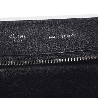 Celine Drummed Calfskin Suede Medium Trapeze Black 7 of 7