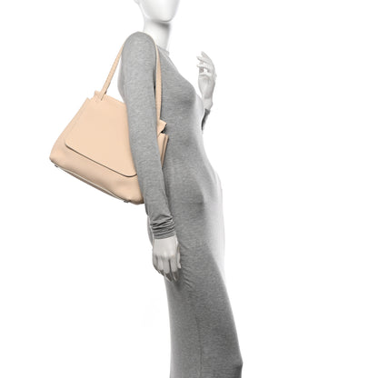 The Row Grained Calfskin Sidekick Beige 2 of 9